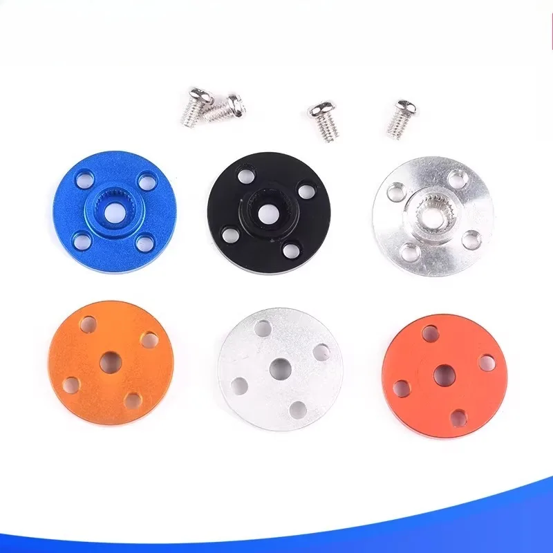 Metal steering gear accessories 25T standard metal steering wheel rocker arm small disk robot MG995/996 is applicable.