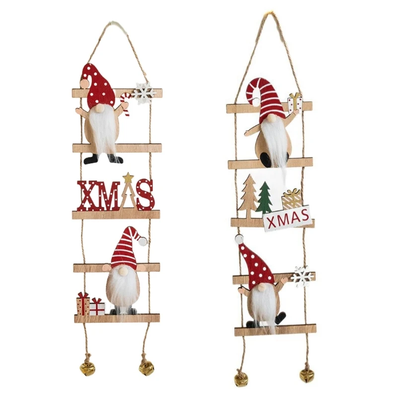 Creative Santa Climbing Ladder for Christmas Tree Decoration Stylish Holiday Accessory Dynamic Ornament for Home Office