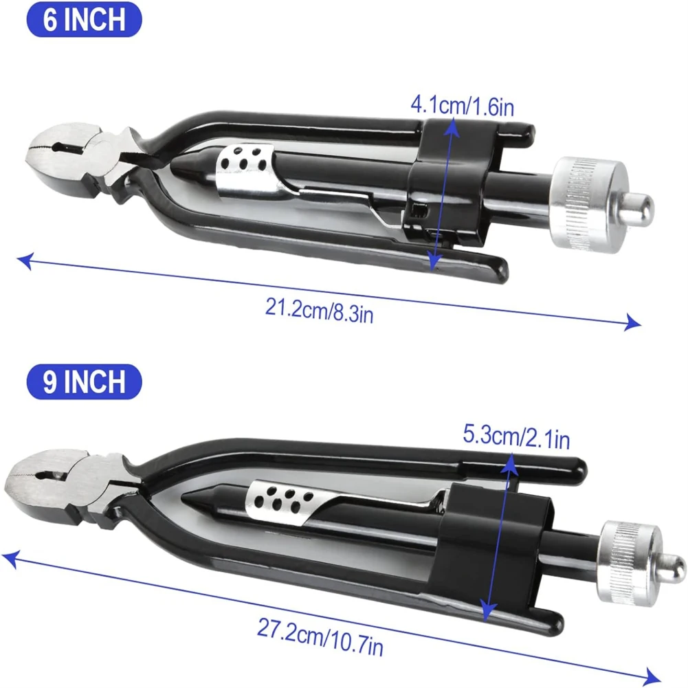 6/9 Inch Unidirectional Safety Wire Twisting Pliers Heavy Duty Wire Twisting Tool For Aircraft Auto Industry Vehicles