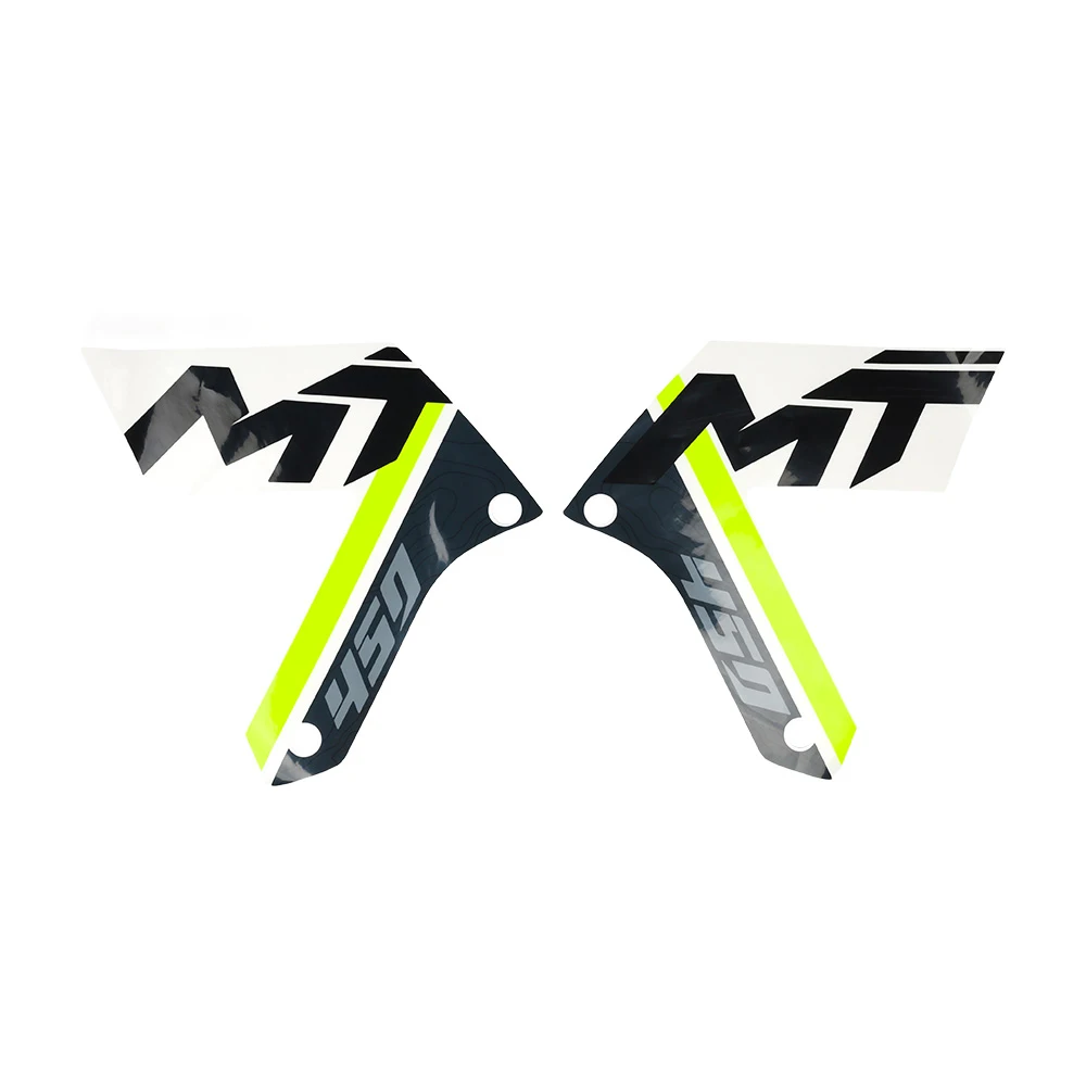 Autocollant de moto pour CFMOTO 450MT MT450 450 MT, autocollants de couverture de radiateur, panneau de phare, plaque de protection, autocollant décoratif ABS