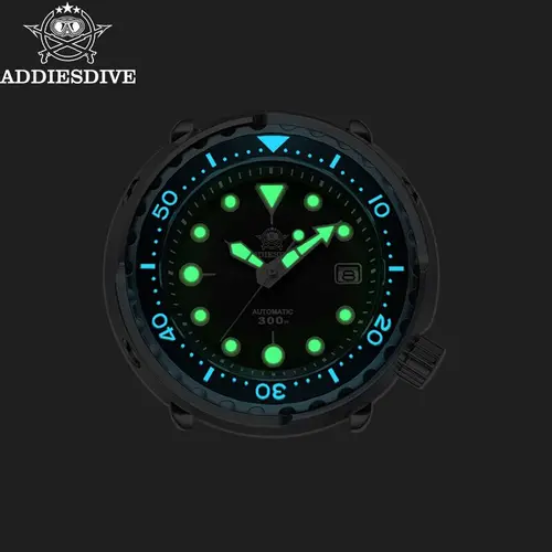 Imagen 2 del producto Reloj mecánico automático ADDIESDIVE, reloj de buceo resistente al agua a prueba de arañazos de acero inoxidable americano para hombre, reloj de ocio de negocios