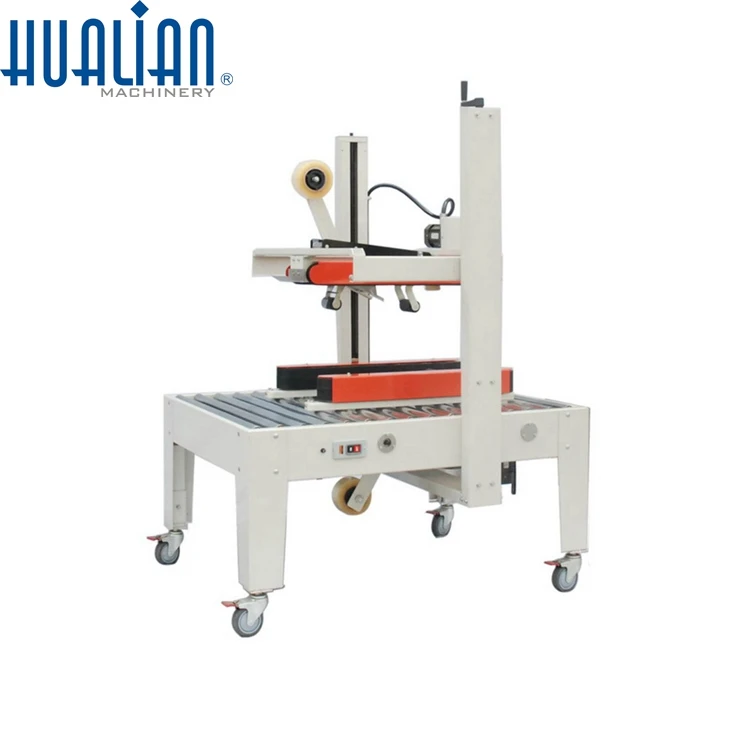 

FXJ-8070B HUALIAN Semi-automatic Sealing Machine for Cartons Adjustable Tape Electric Stable Cartons Boxes Box Sealer 150x100 20