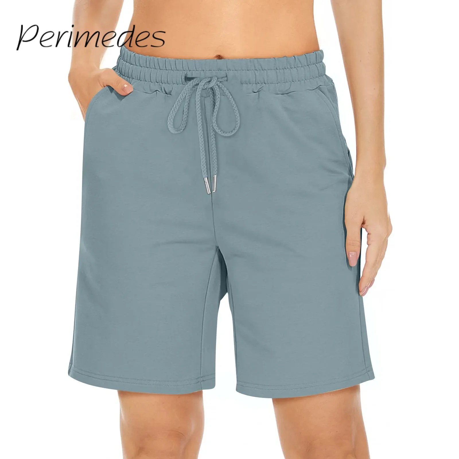 

Women'S Shorts Casual Summer New Comfortable Elastic High Waist Shorts 2024 Fashion Drawstring Running Shorts With Pockets
