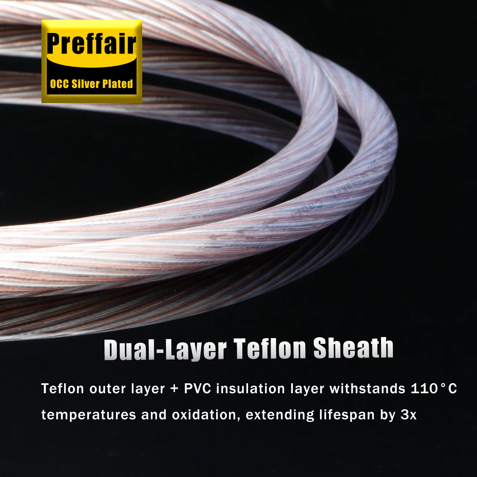 Cabo ethernet hifi cat8 occ banhado a prata 40gbps 2000mhz velocidade rj45 lan cabo de remendo de rede para switch notebook home theater tv