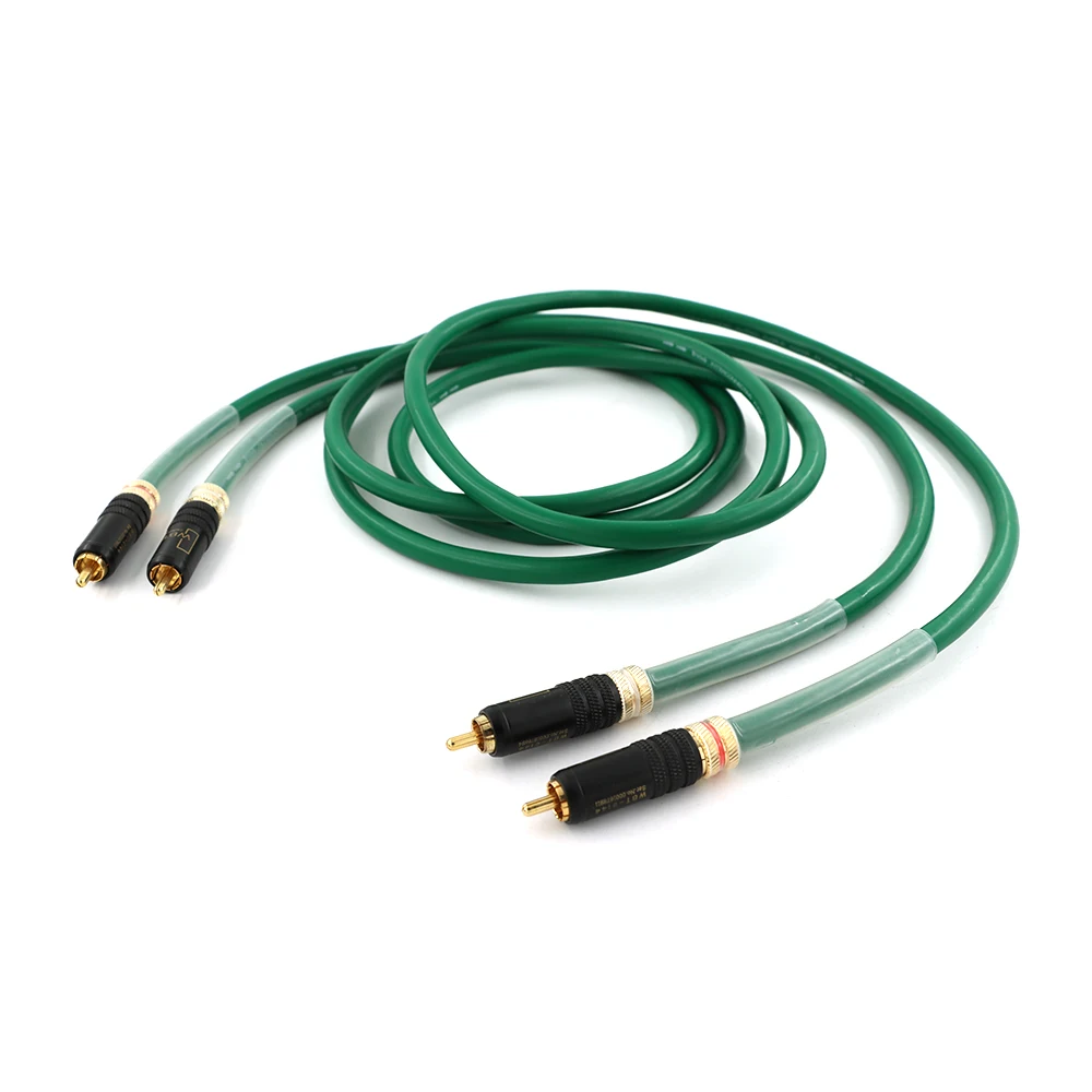 

MCINTOSH 2328 99.998% Pure Copper HiFi Audio cable RCA interconnect cable Audiophile WBT 0144 RCA TO RCA Audio Cable