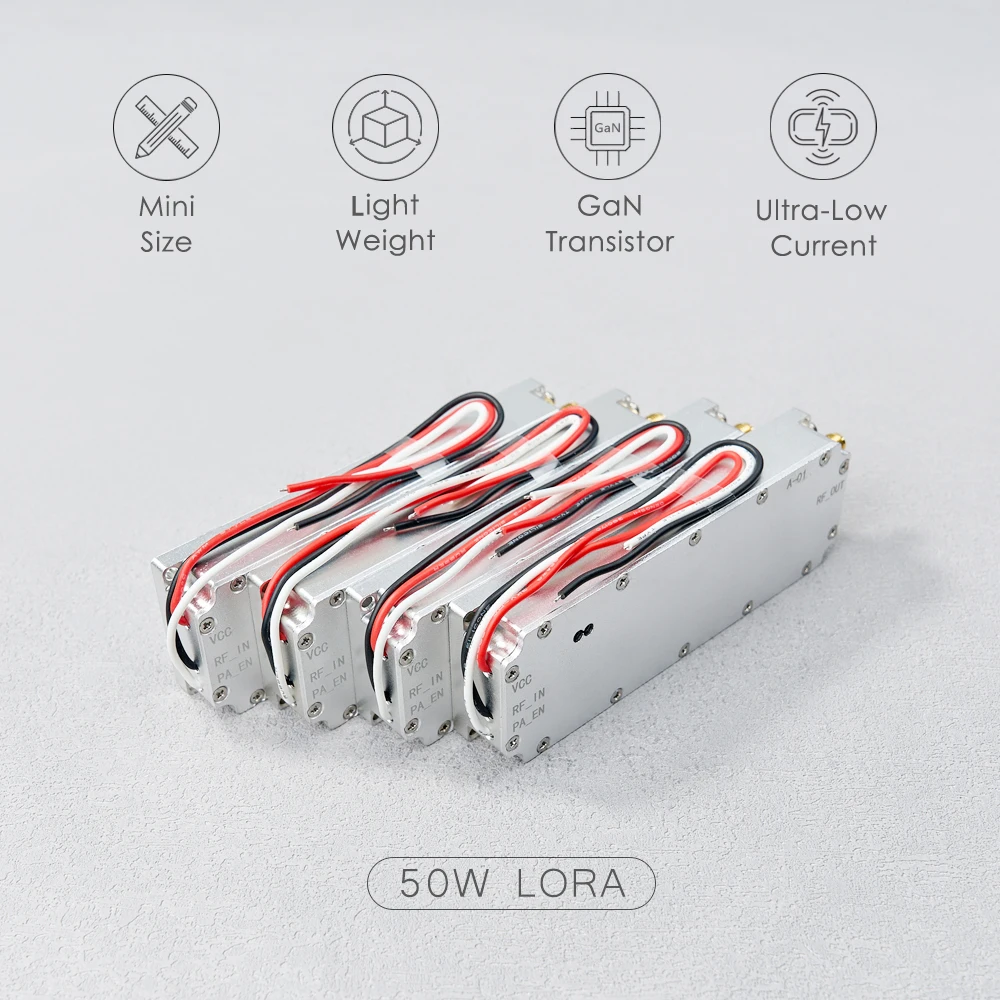 50W RF Module 110mhz-6.2Ghz For UAV Drone FPV Defense