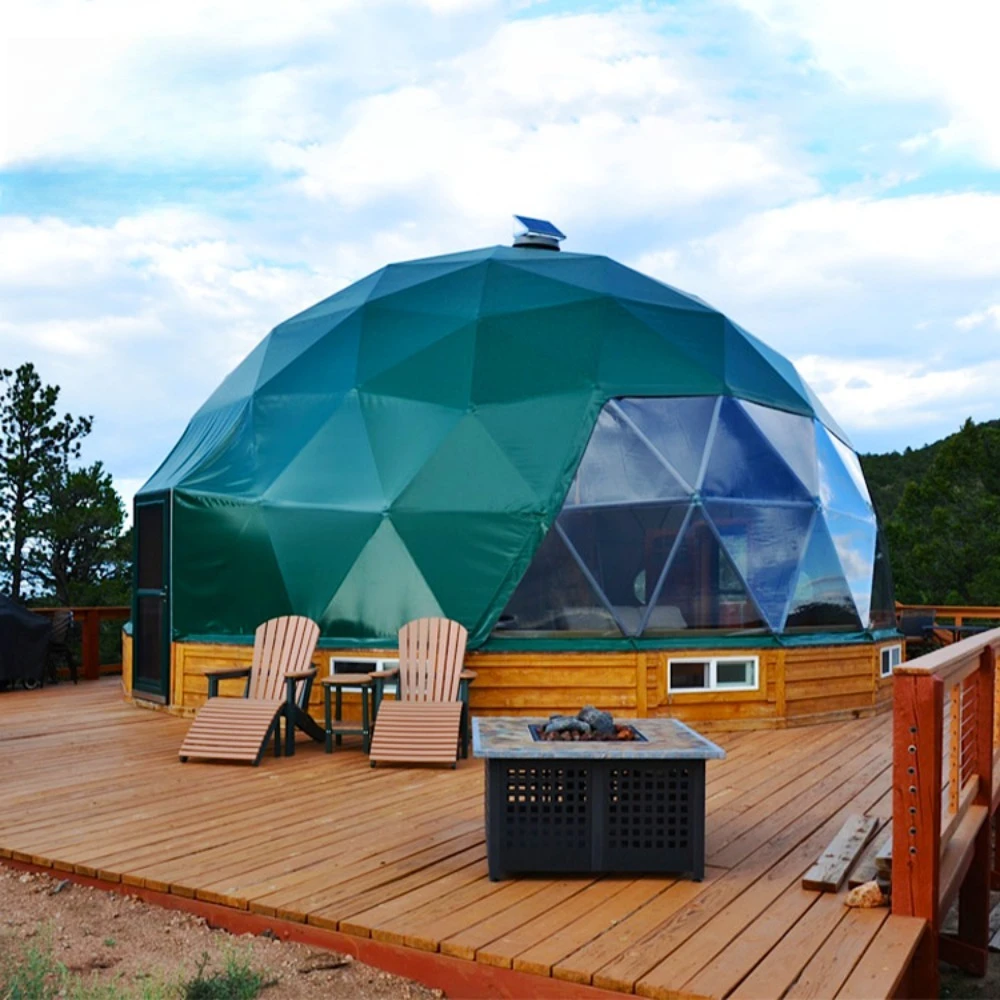 Custom Waterproof Luxury Geodesic Round Dome House, PVC Glass Canopy Tent for Garden Patio Holiday Camp & Events