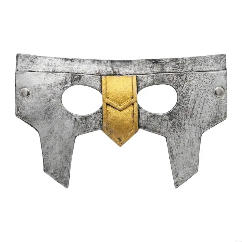2026 New Realistic Armors Face Mask With Detailed Design Perfect For Renaissances Fairs And Theatrical Performances