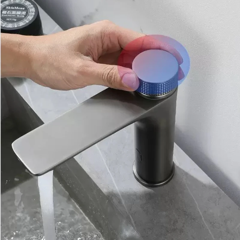 

Смеситель для раковины из нержавеющей стали 304, горячая и холодная вода с инфракрасным датчиком для ванной комнаты, смеситель для раковины, раковины