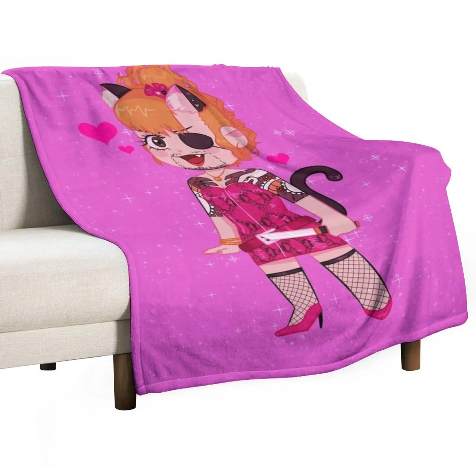 

New catgirl goromi Throw Blanket Soft Plaid Soft Big Vintage Luxury Throw Blankets