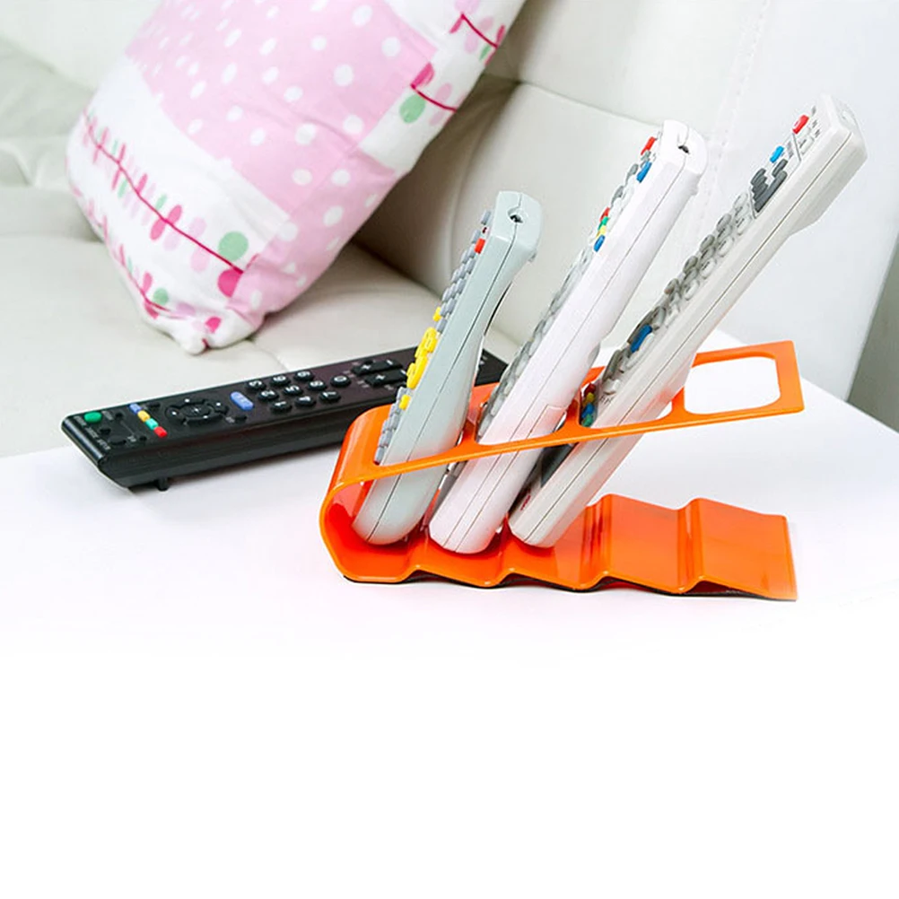 

4 Grid Remote Control Organizer Compact Remote Holder Stable Antislip Storage Rack