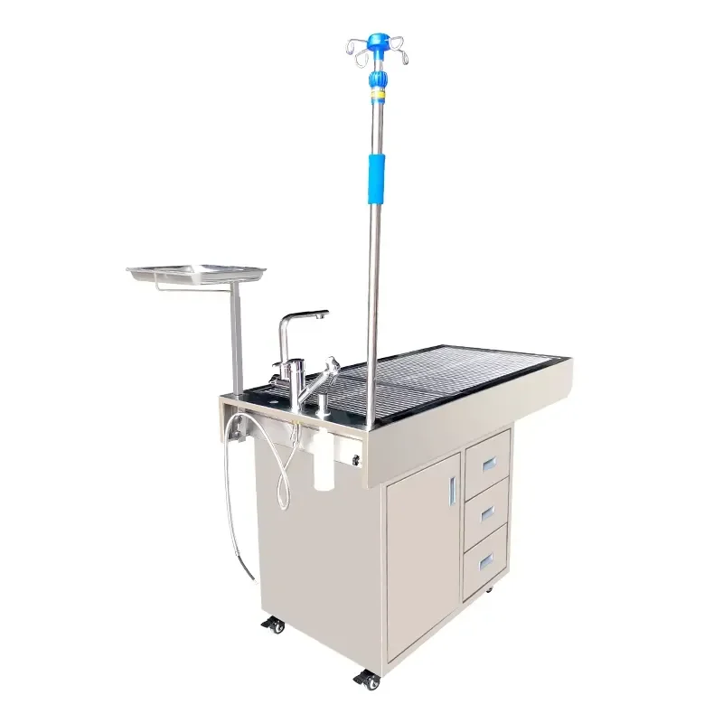Multi Fold Adjustable Pet Hospital Operating Table Stainless Steel Veterinary Operating Table for Pets