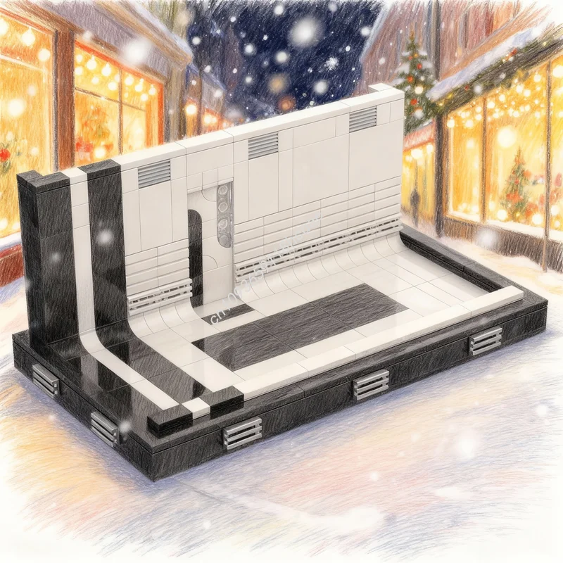 

257 деталей MOC «Звездные войны: Коридор города Типока» — модель-диорама, конструктор, рождественский подарок, игрушка для самостоятельной сборки