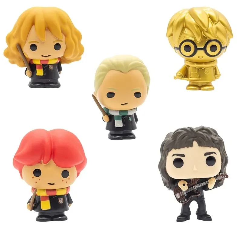 Genuine Funko Pop Figure Mini Q Version Villain Model Toy Collection Mini Doll Onarments Table Car Decoration for Kids Gifts