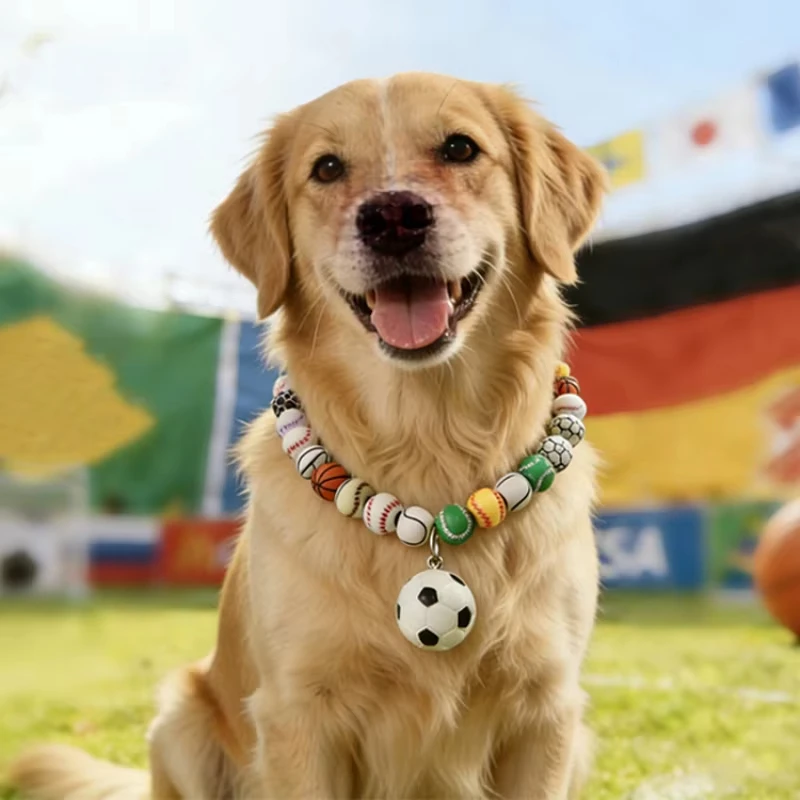 

World Soccer Championship Pet Collar Necklace For Dogs Cats Festival Party Decoration dog supplieset Puppy Kitten Supply