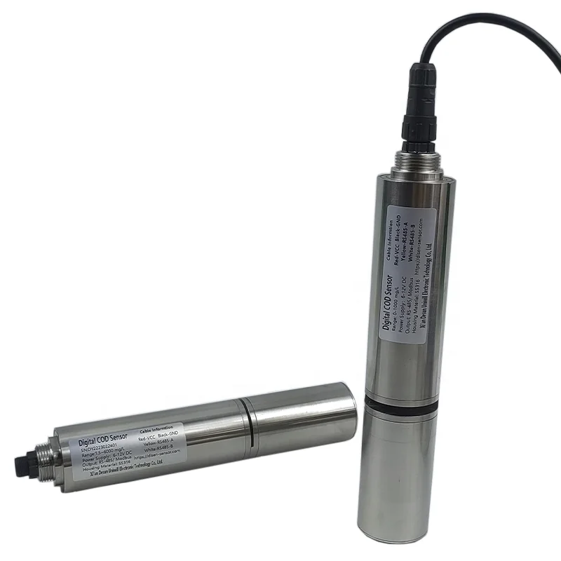 الأشعة فوق البنفسجية 254 COD BOD TOC TSS الاستشعار التنظيف الذاتي ETP لمحطة معالجة مياه الصرف الصحي