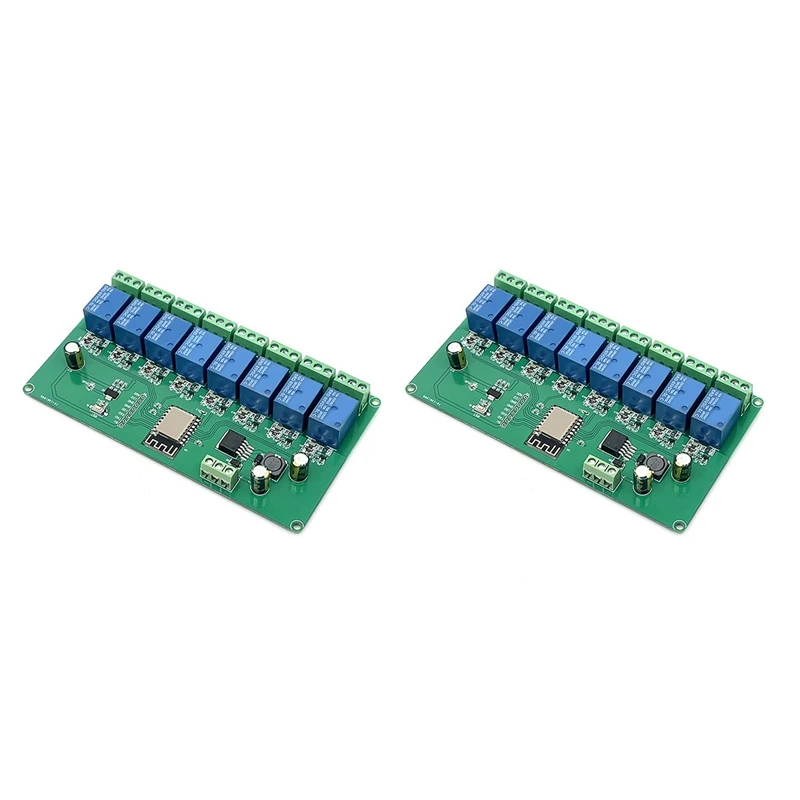 2X 8 Channel ESP8266 Wireless WIFI Relay Module ESP-12F Development Board DC 5V/7-28V E-Welink APP Remote Control