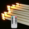 LED Flameless Taper Candles Flickering with 10-Key Remote 11 1