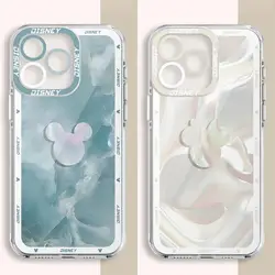 Disney Mickey Minnie LOGO Phone Case for Motolora Moto G72 G32 G22 G73 G52 Edge 40 5G G71 Clear Silicone Shell Cover