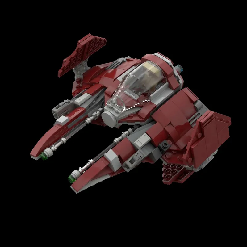 346 PCS Star Fighting ETA-2 Actis Interceptor - 75362 Alternative MOC Customize Modular Building Block DIY Toy Christmas Gift