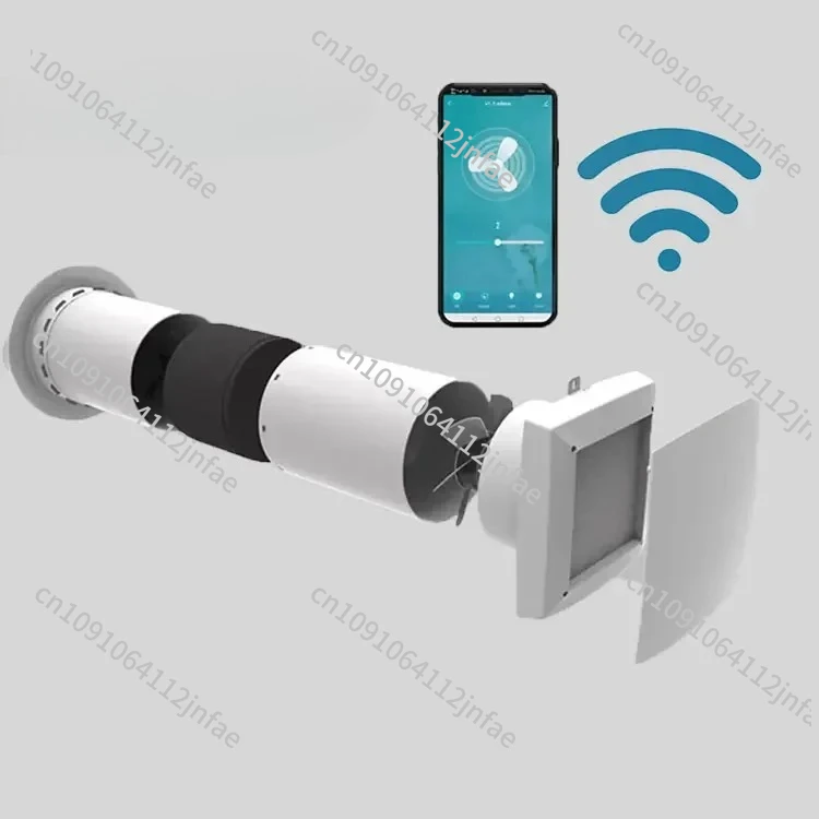 

Теплообменник Вентиляция Локальная настенная установка для одного комнаты Erv Тепловая энергия Восстановление энергии Вентиляционный рекуператор