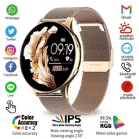 Reloj inteligente para mujer, 6 relojes de monitoreo de salud, resistente al agua, asistente de voz, llamada Bluetooth, reloj inteligente, nuevo reloj deportivo 2025