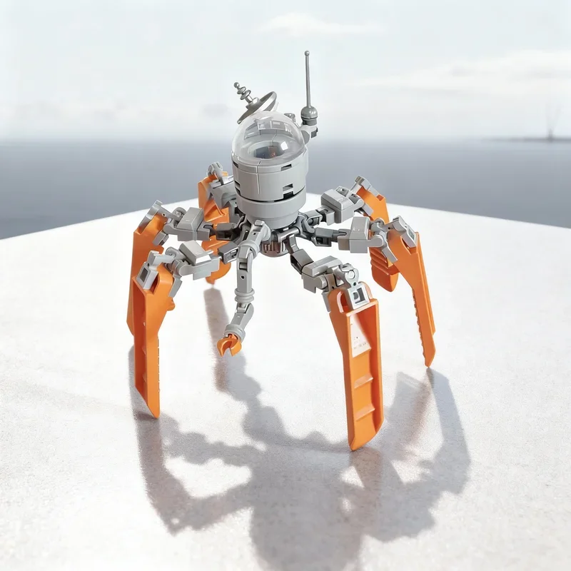 

111pcs MOC Space Babys Seperator Mechwalker Model Building Blocks Architecture Assemble DIY Festival Gift Creative Toys Idea