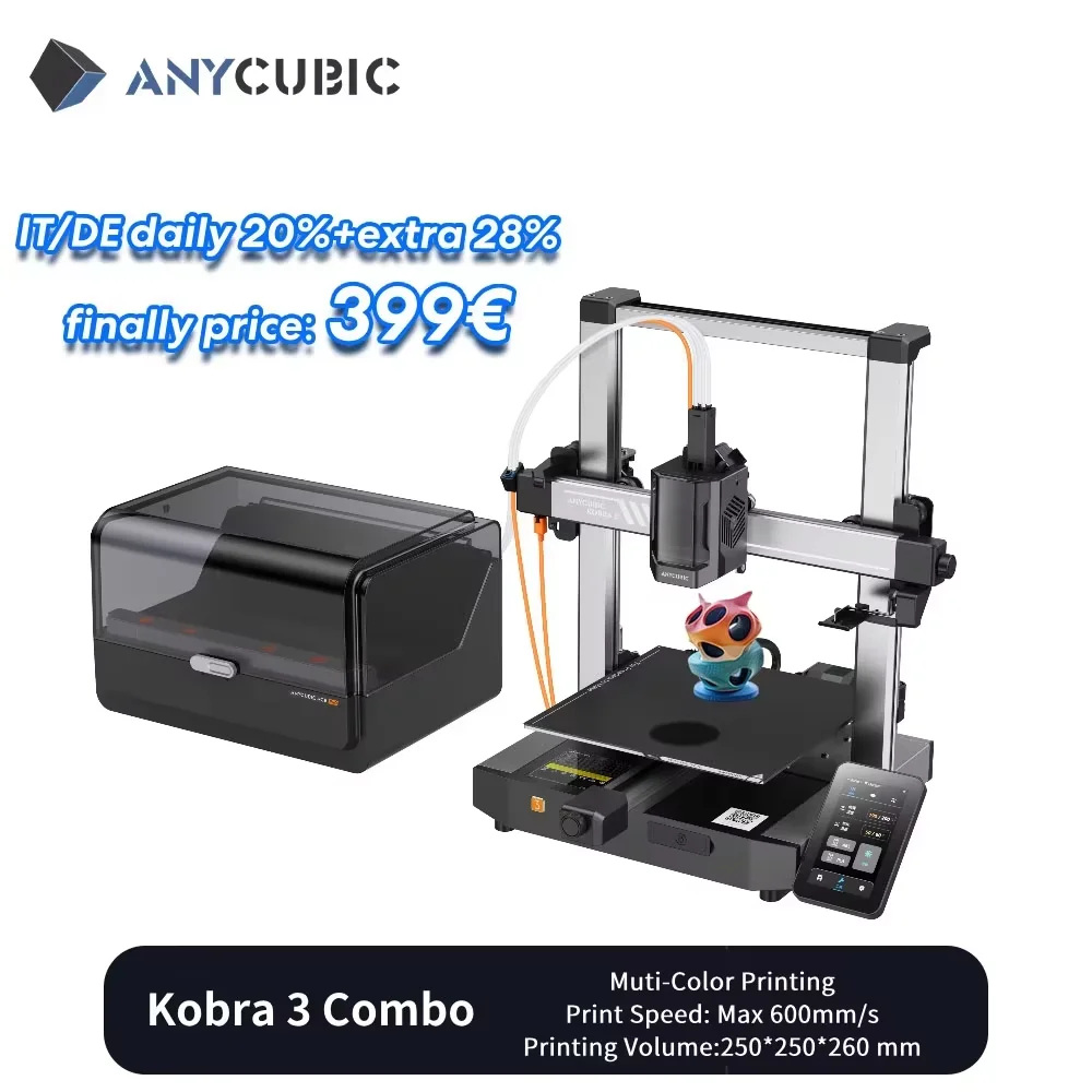 ANYCUBIC Kobra 3 Combo Многоцветный