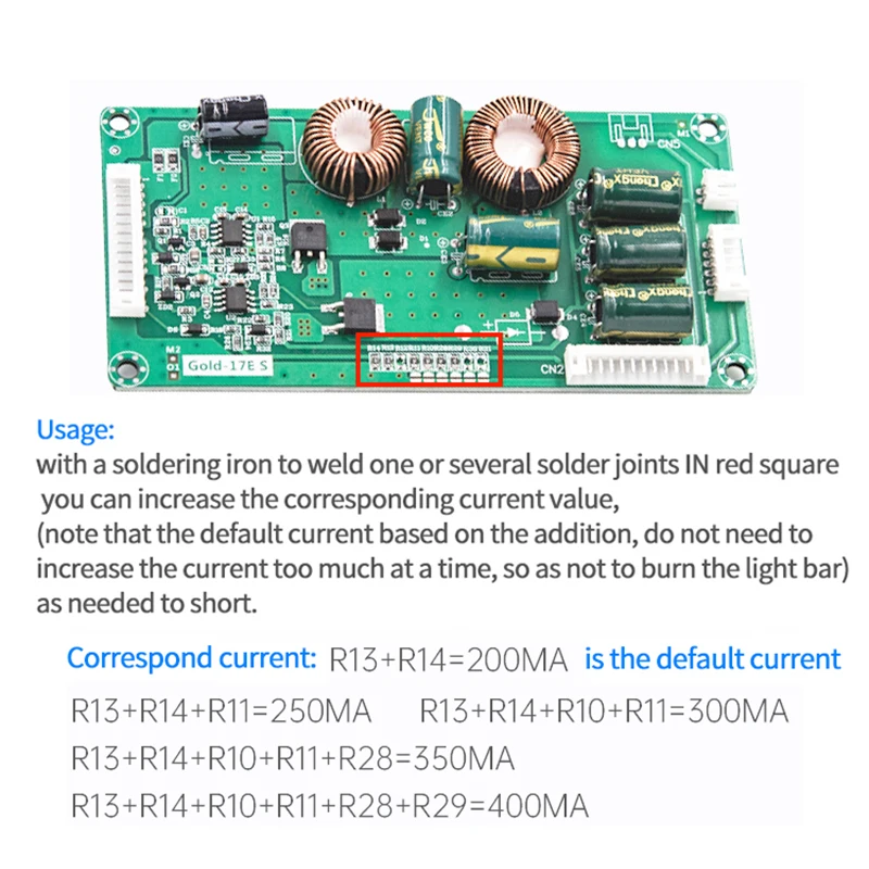 Đa Năng Cho 26-55 Inch LED LCD Đèn Nền Lái Xe Ban Tivi Tăng Áp Tấm Dòng Điện Không Đổi Ban Điện Áp Cao ban