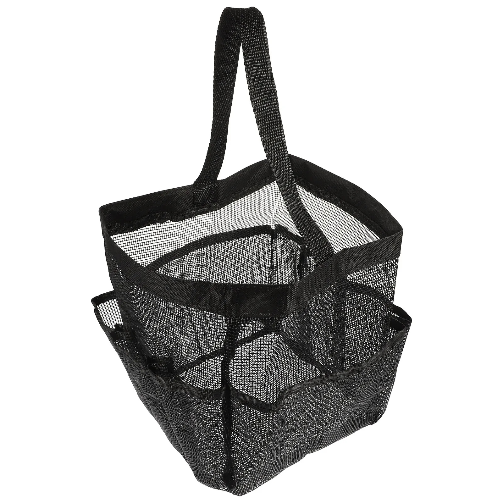 Mesh Shower Caddy Bag Portable Hanging Bathroom Toiletry Organizer Large Capacity Quick Dry Multi Compartment
