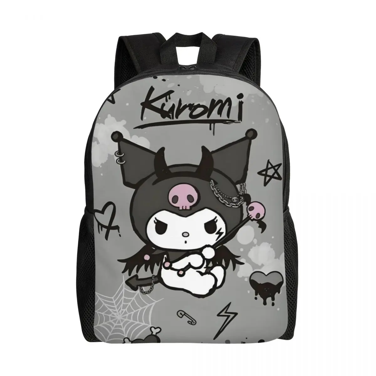 

Custom Kuromi Cartoon Movie Travel Backpack Men Women School Computer Bookbag Classical Anime College Student Daypack Bags