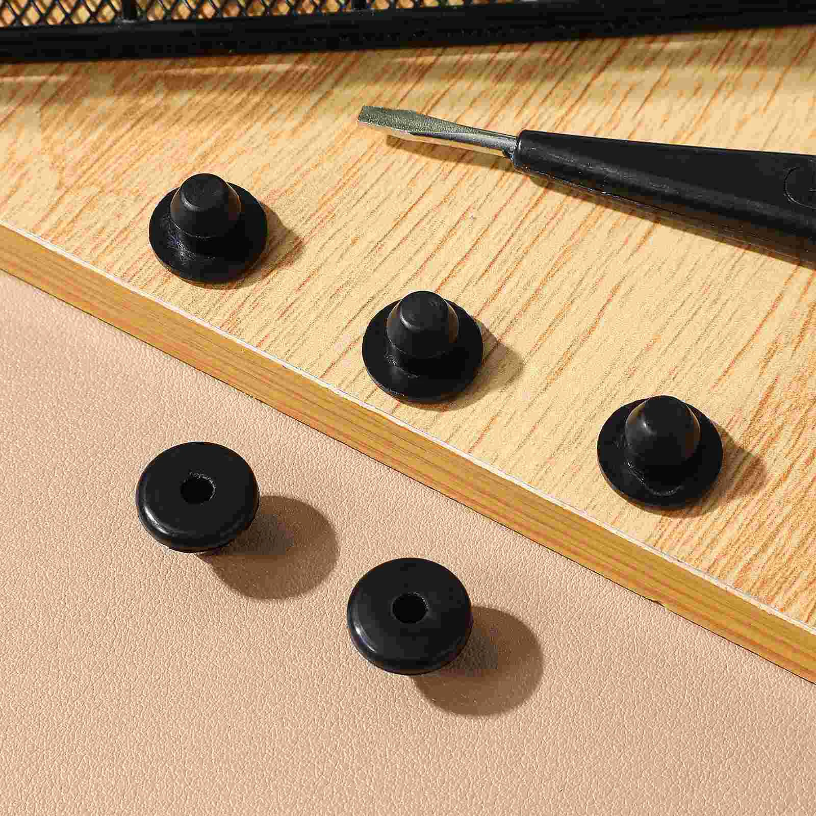 Tapones de goma obstruidos de aceite, 5 uds., eléctricos para relleno hidráulico de coche, tapón para reparación de suelo, remolque