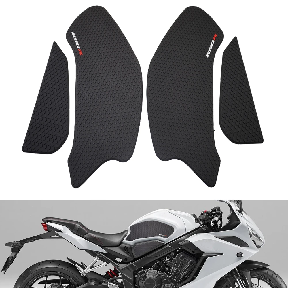 

Fit for CB650R CBR650R CBR 650R CB 650R 2024 2025 2026 Side Fuel Tank pad Tank Pads Protector Stickers Knee Grip Traction Pad