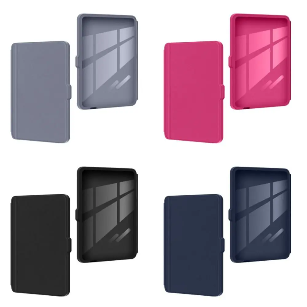 Auto Wake/Sleep Case Split Design Magnetic Protective Shell Snap-on Acrylic e-Reader Cover for KOBO Clara Color/2E/BW 6 inch