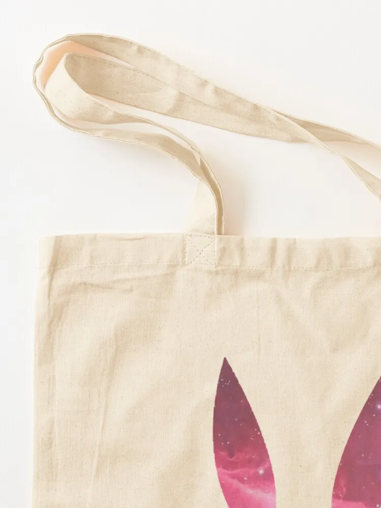 Cosmic Bunny Ears Tote Bag shopper bag women canvas canvas personalized