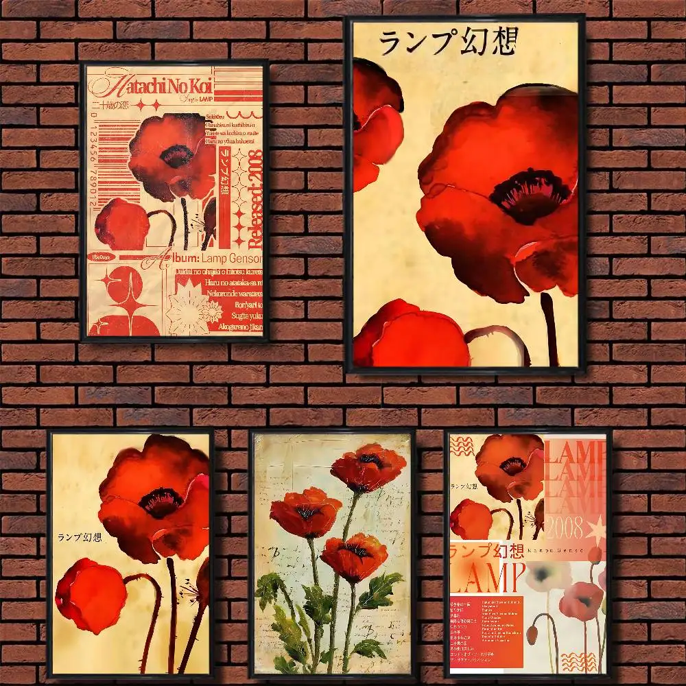 

2026 band Lamp Genso Poster Prints Wall Art Painting Picture Gift Living Room Bar Restaurant Dec Sticker Large