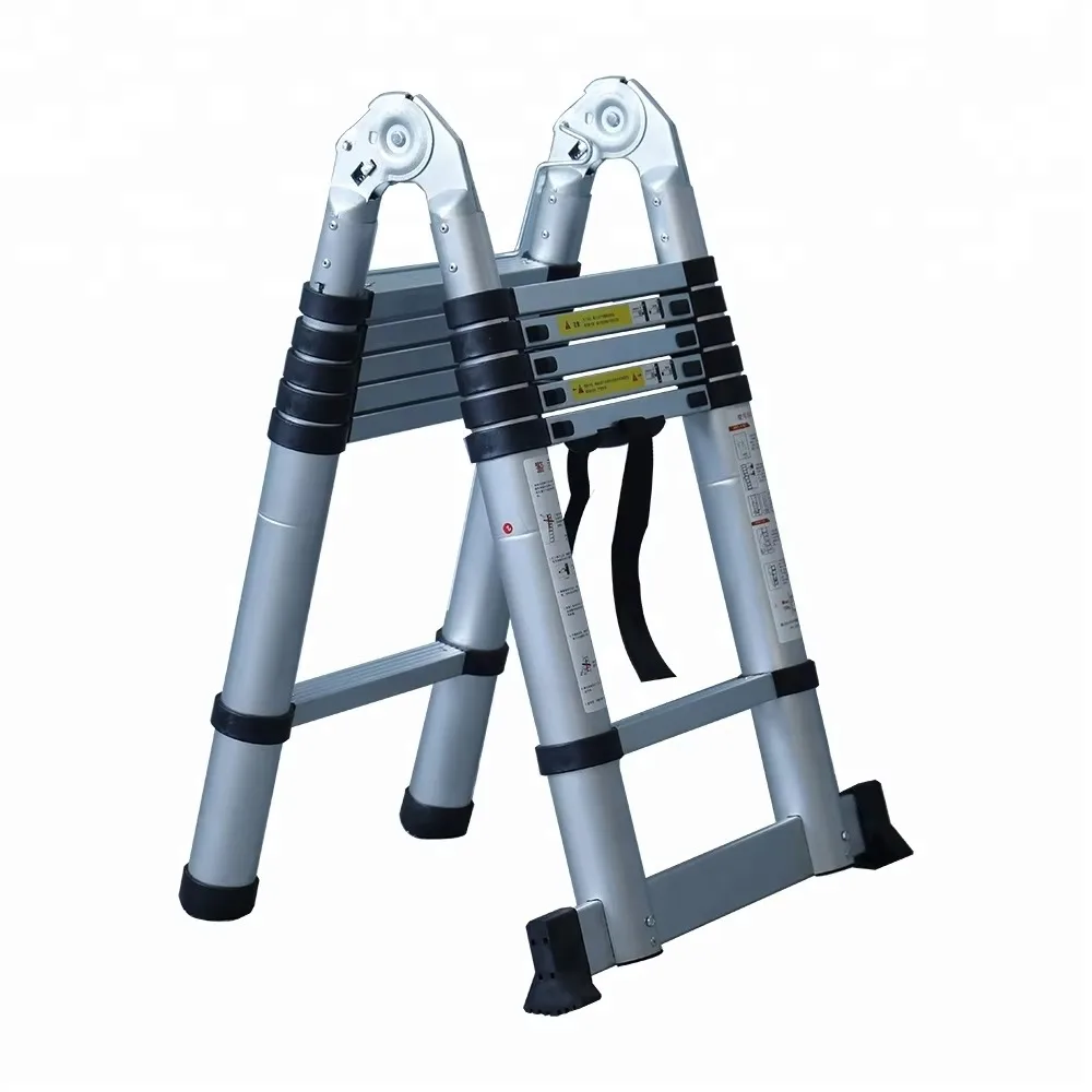 

EN131 Strong Aluminium Telescopic Double A-frame Folding Ladder