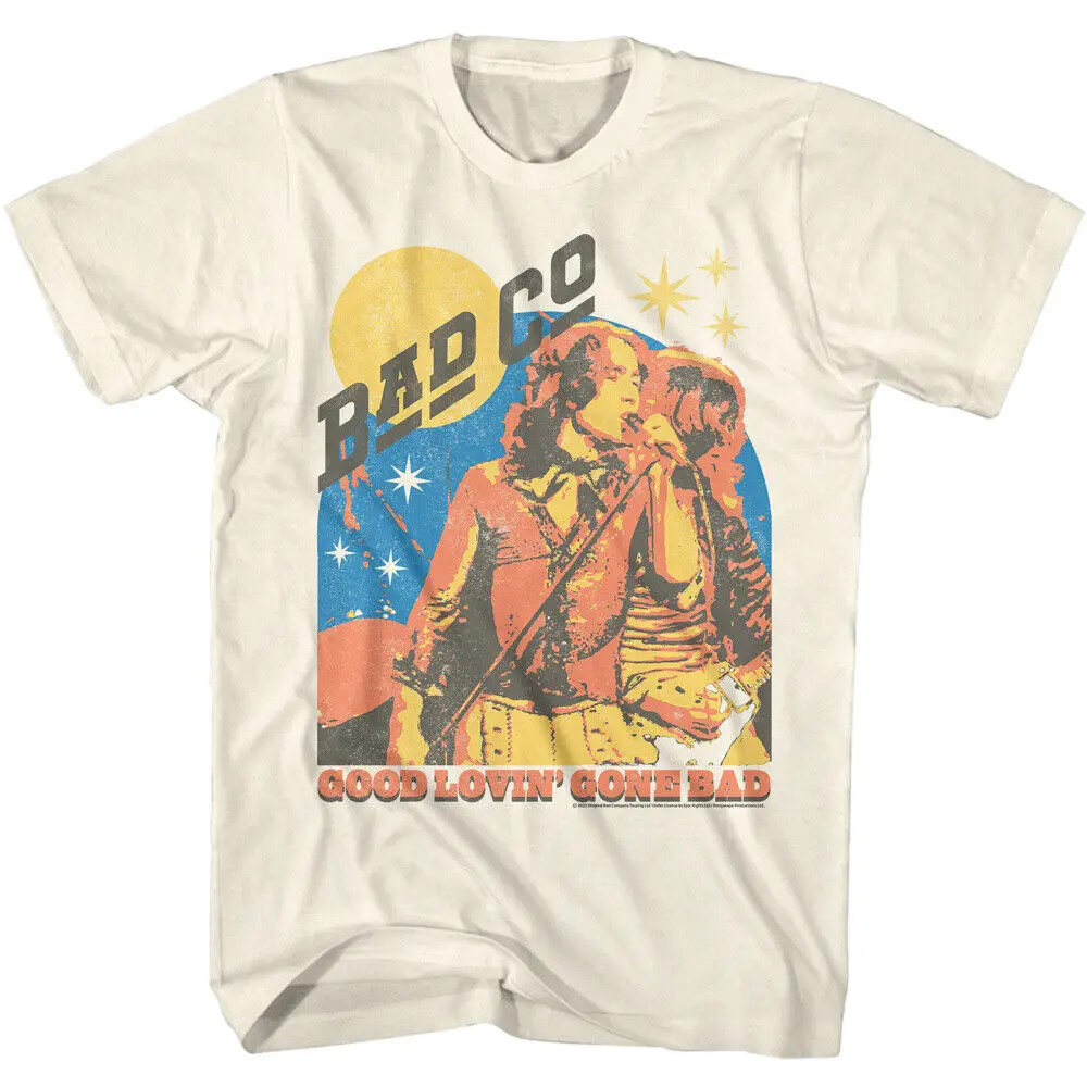 Bad Company Good Lovin Gone Live On Stage Men's T Shirt Rock Band Tour Merch