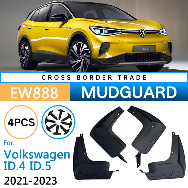 

Front Rear Car Mud Flaps For Volkswagen ID.4 ID.5 VW ID4 ID 4 2021 2022 2023 Mudflaps Splash Guards Mud Flap Mudguards Fender