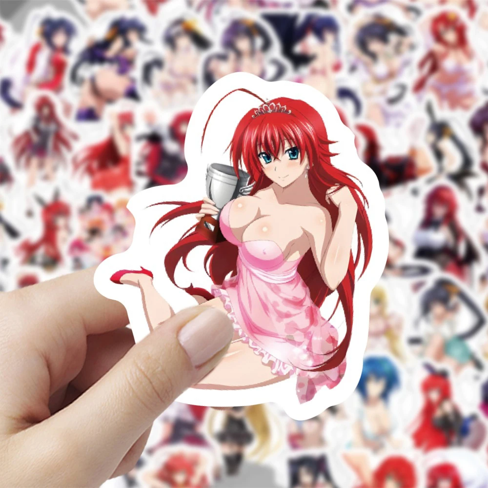 

10/30/60pcs High School DxD Anime Rias Gremory Stickers Japanese Manga Decals Luggage Laptop Phone Guitar Cartoon Sticker Decor