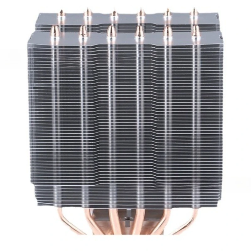 High power CPU radiator COB photography light LED stage light radiator equipment 12CM pure copper double tower