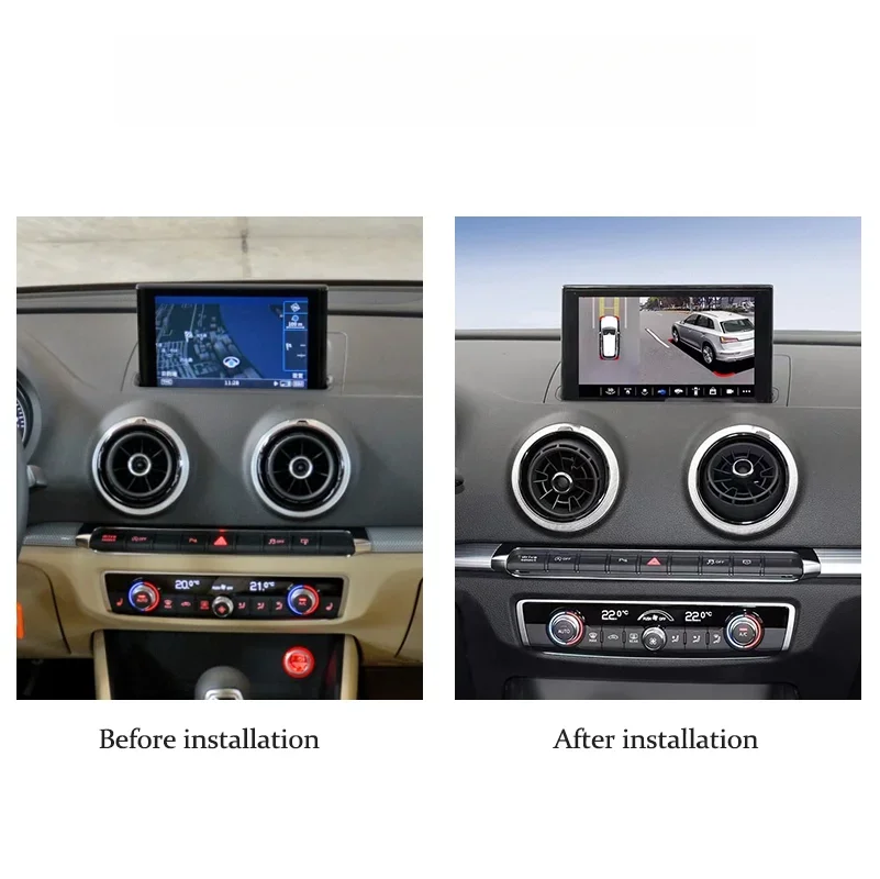 Opvouwbare Android 11 Scherm Speler Voor Audi A3 2011 2012 2013 2014 2015 2016 2017 2018 2019 Navigatie Gps Auto Audio Radio Unit