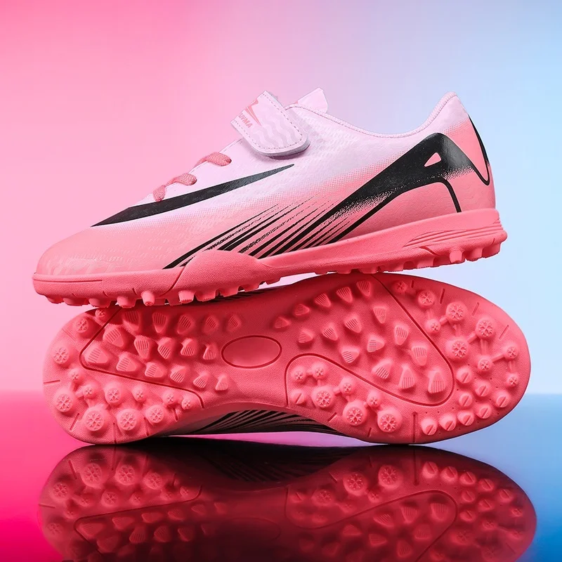 

New Men Kids Soccer Shoes Non-Slip Football Boots Ultralight Match Grass Boys Professional Cleats Training Shoes Drop Shipping