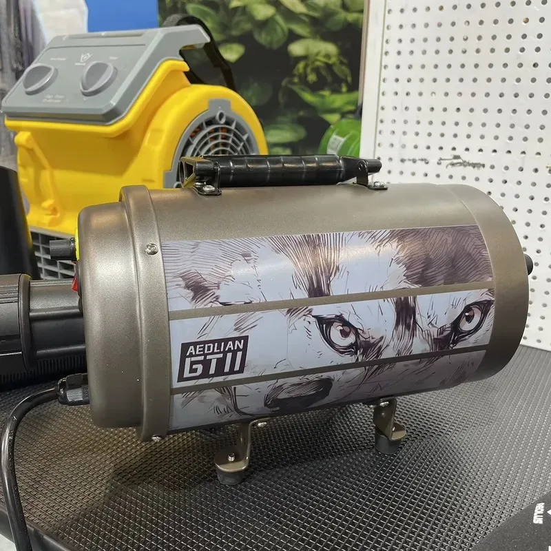 Latest Design Adjustable High Power Pet Blower Cute Cartoon Stickers Pet Grooming Dryer