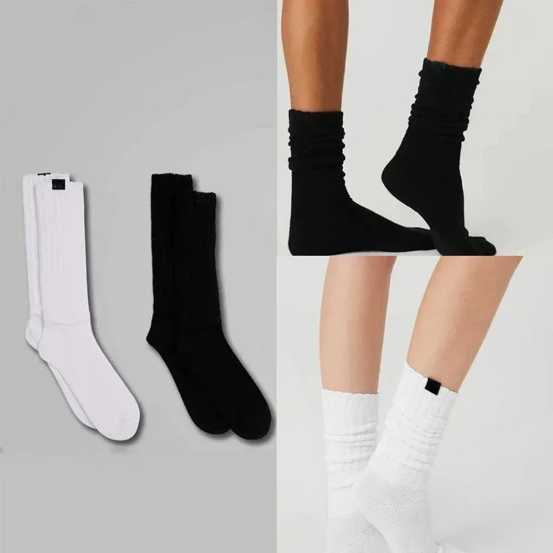 

Yoga Socks Soft Breathable Knitted Sports Versatile Extra Thick Stacking Socks Stacking Socks