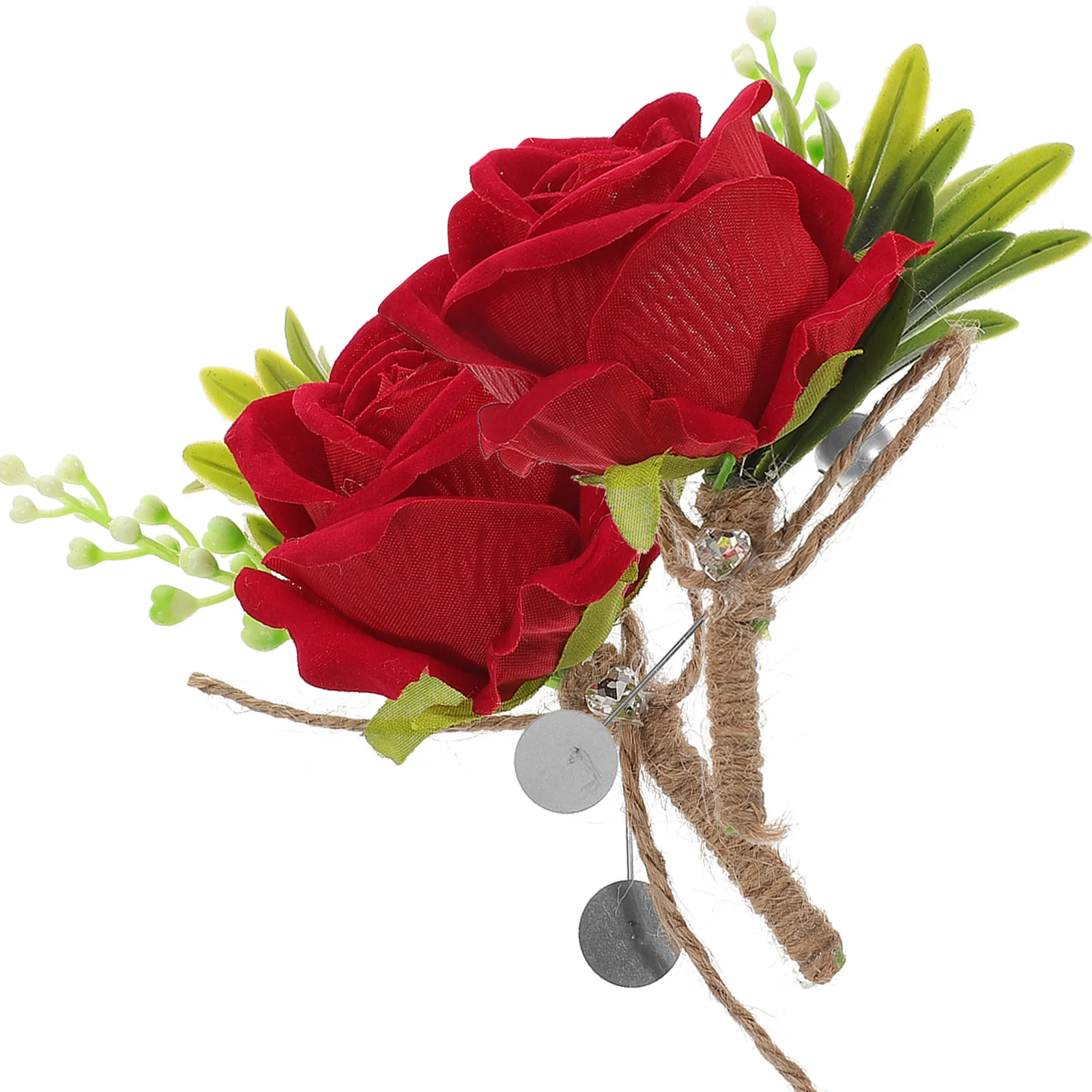 2 قطعة زهرة مقلد العروة قسط الزفاف الصدار للعريس والعروس الزفاف العروة الديكور حفل استخدام الحفلات