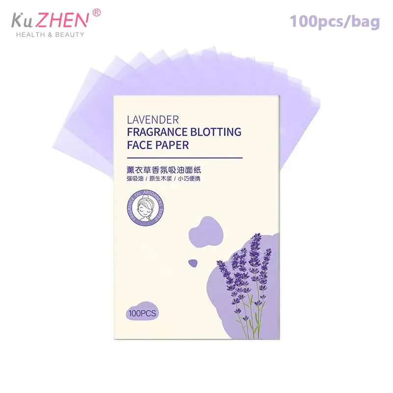 100sheets/pack Face Oil Blotting Paper Protable Matting Face Wipes Facial Cleanser Oil Control Oil-absorbing Face Cleaning Tools