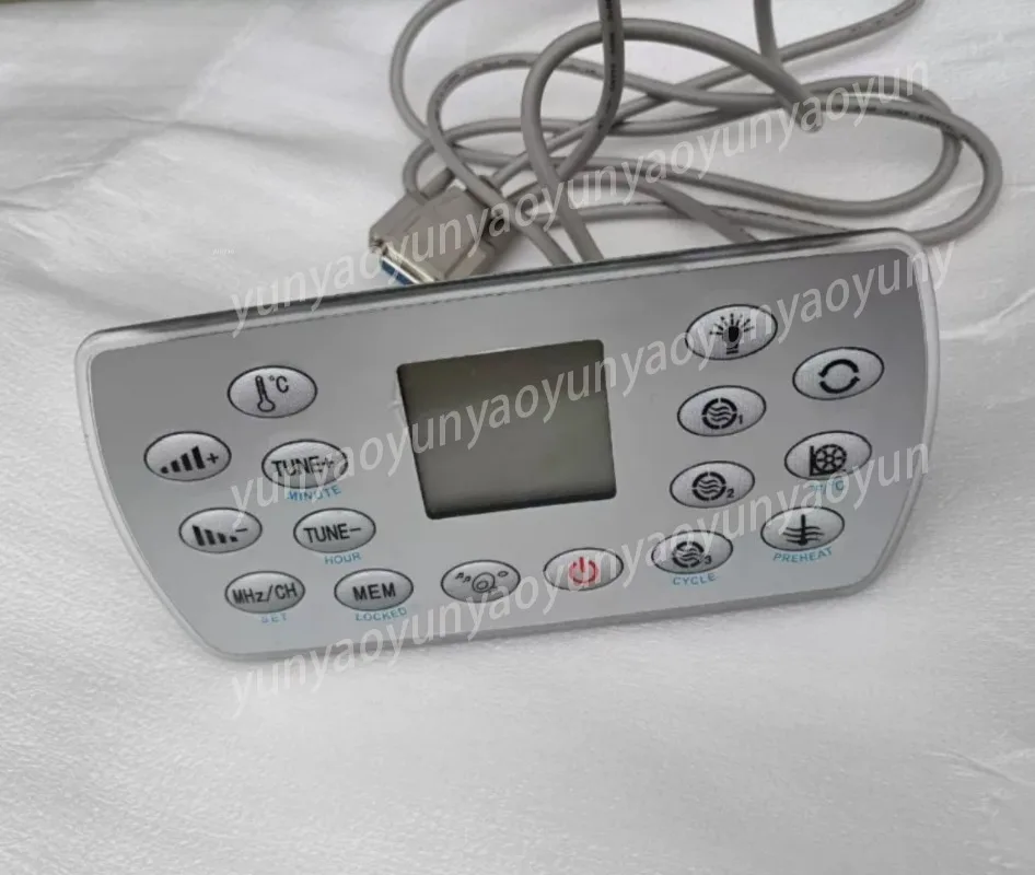 For Pool and Spa Control Panel, Waterproof Controller Box Replacement Part with LCD for Pump & Heater System