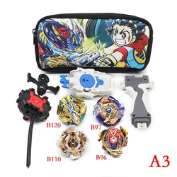 Nowy zestaw Beyblade Burst Toys stop Battle Top fuzja metalu zestaw Gyro schowek wyprzedaż bluzki ostrze wyrzutnie Achilles Beyblade Takara