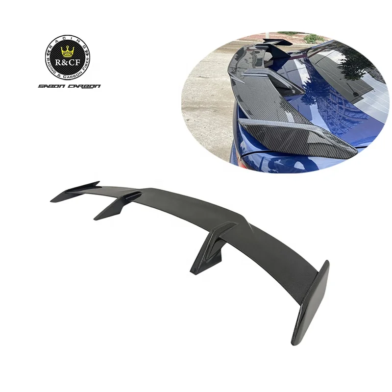 

Задний спойлер багажника из углеродного волокна в стиле G80 M3 G82 M4 MP 2021, высокое крыло для BMW G8X M3 M4 G20 G22 F90